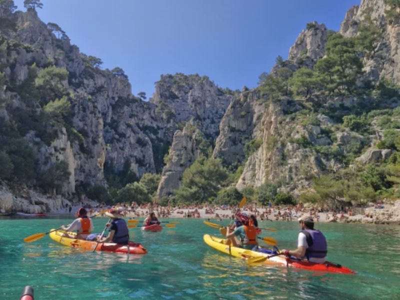 Billet Randonnée guidée en kayak en demi-journée à Cassis (13)