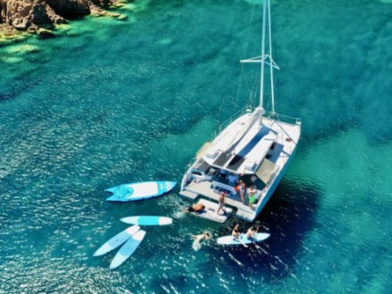 Billet Excursion demi-journée en catamaran avec paddle depuis Marseille