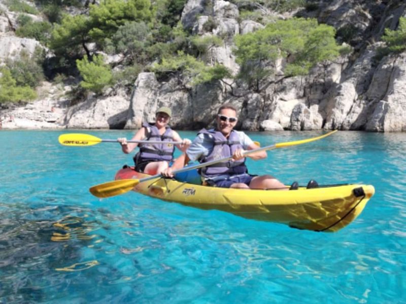 Billet Excursion kayak dans le Parc National des Calanques