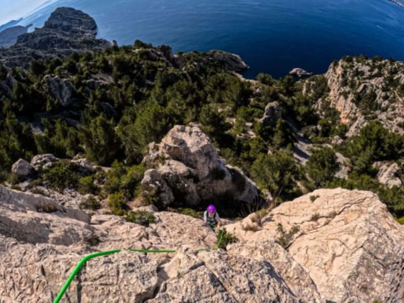 Billet Escalade Grande Voie dans les Calanques de Marseille (13)