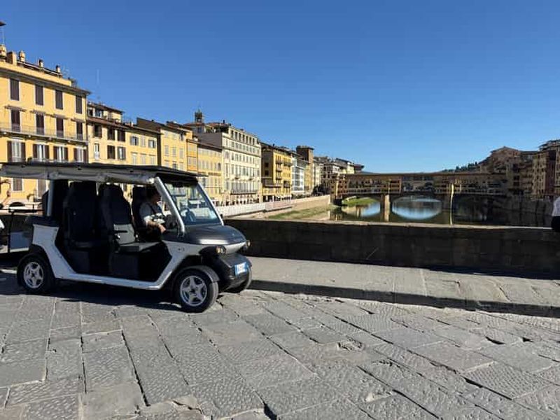 Billet Visite en voiturette de golf sur les collines de Florence et la Piazza Michelangelo