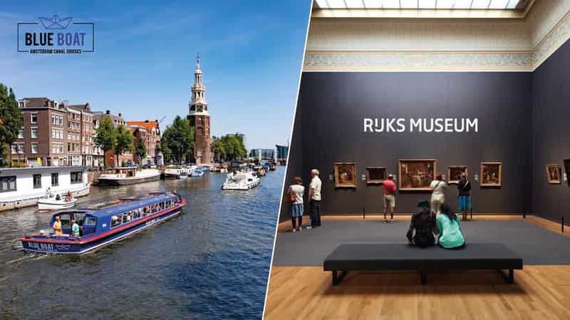 Billet Amsterdam : croisière sur les canaux de la ville et Rijksmuseum