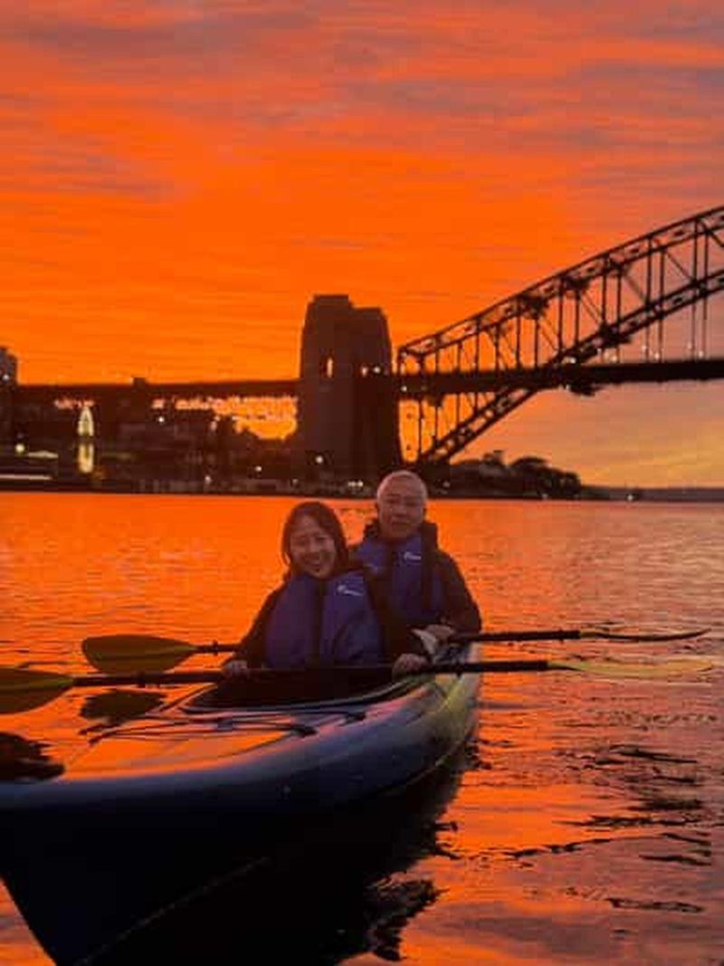 Billet Sydney : visite en kayak au coucher du soleil avec vue sur l'Opéra