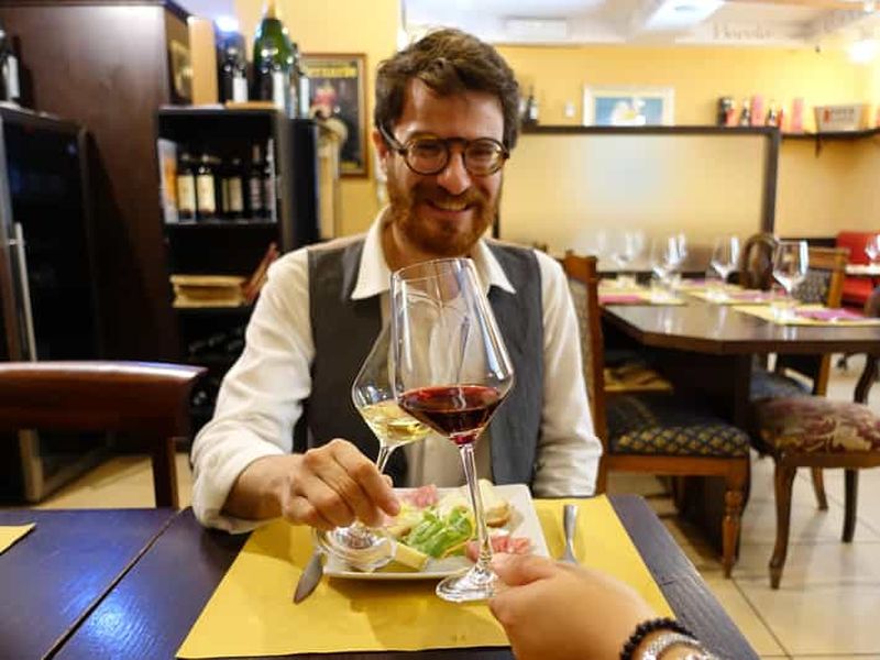 Billet Dégustation de vins près du Palais Royal de Turin avec plateau repas