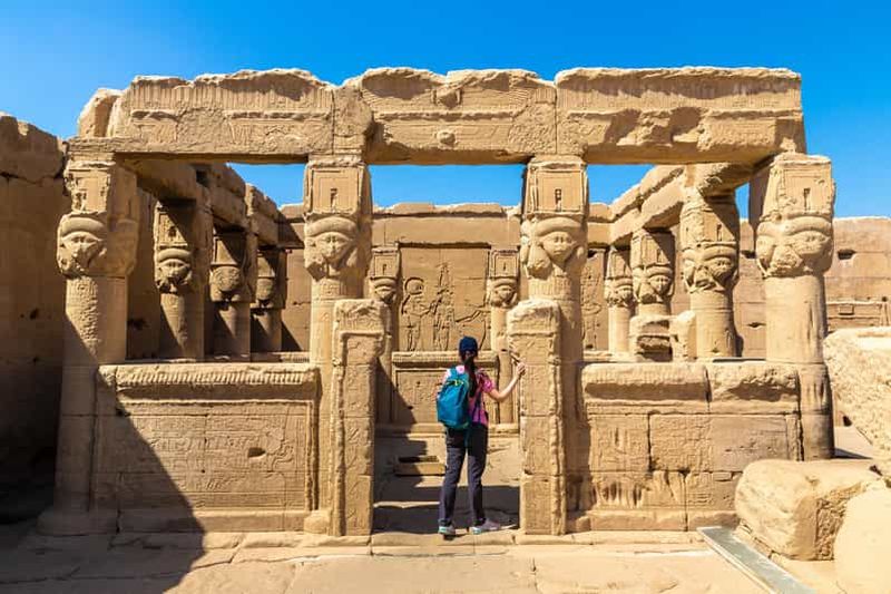 Billet Au départ de Louxor : excursion d'une journée aux temples de Dendérah et d'Abydos avec guide