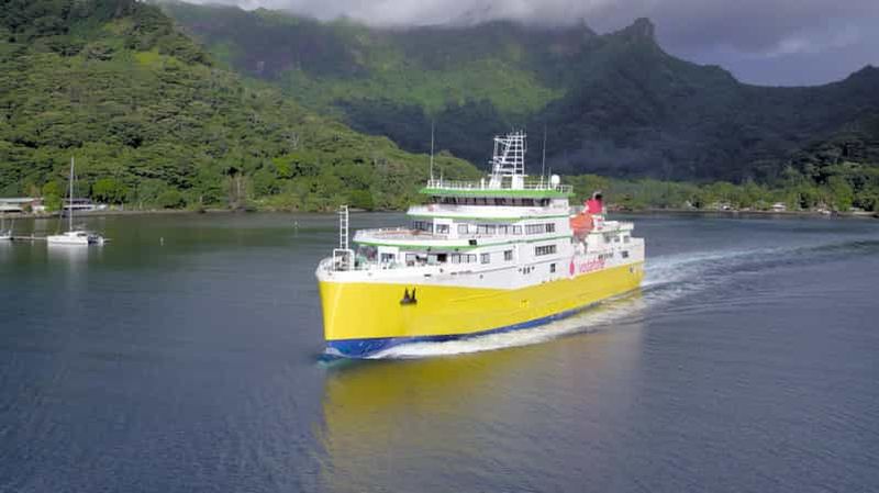 Billet Papeete : transfert en ferry entre Tahiti et Moorea