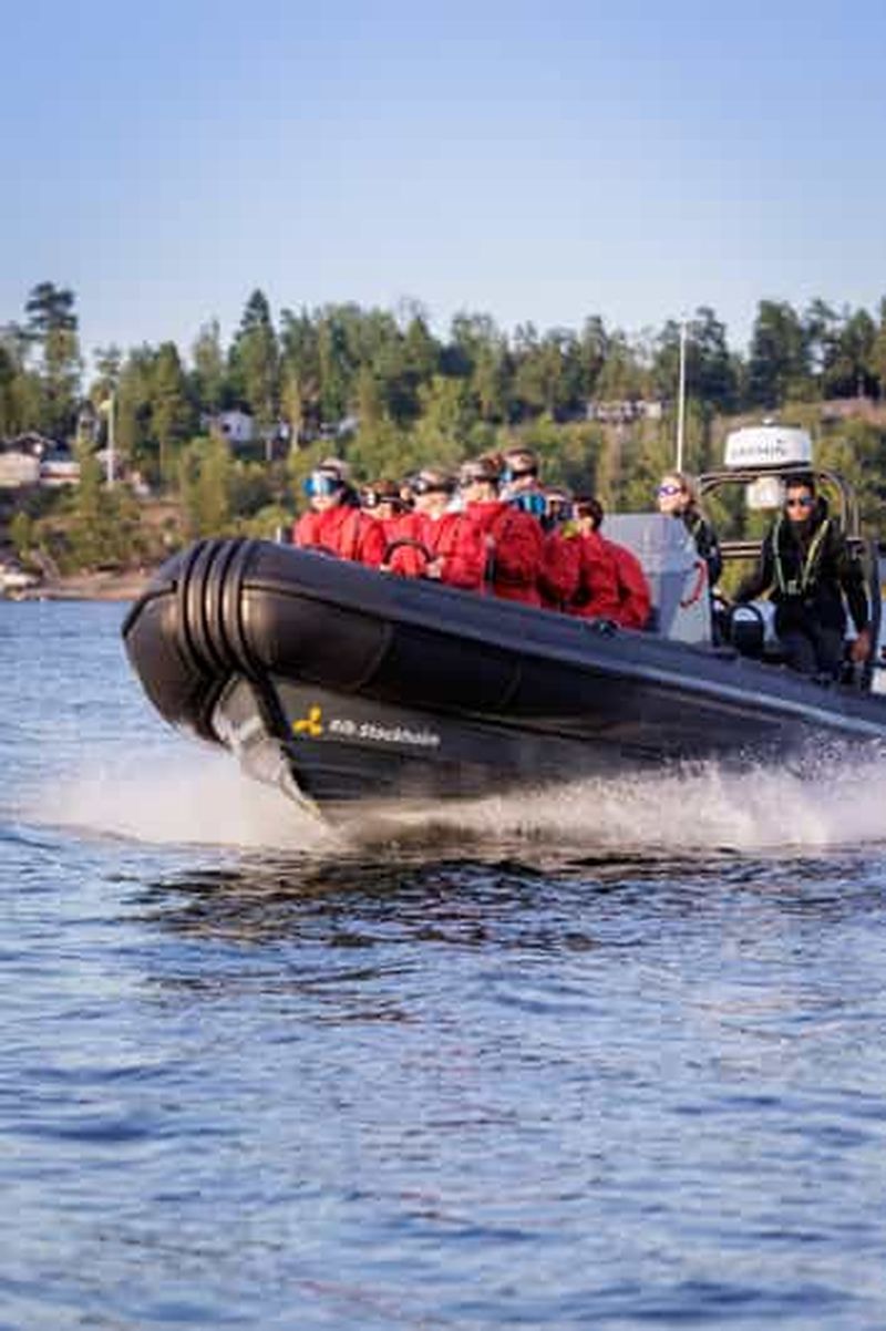 Billet Stockholm : 2 heures de tour en bateau rapide (RIB) dans l'archipel