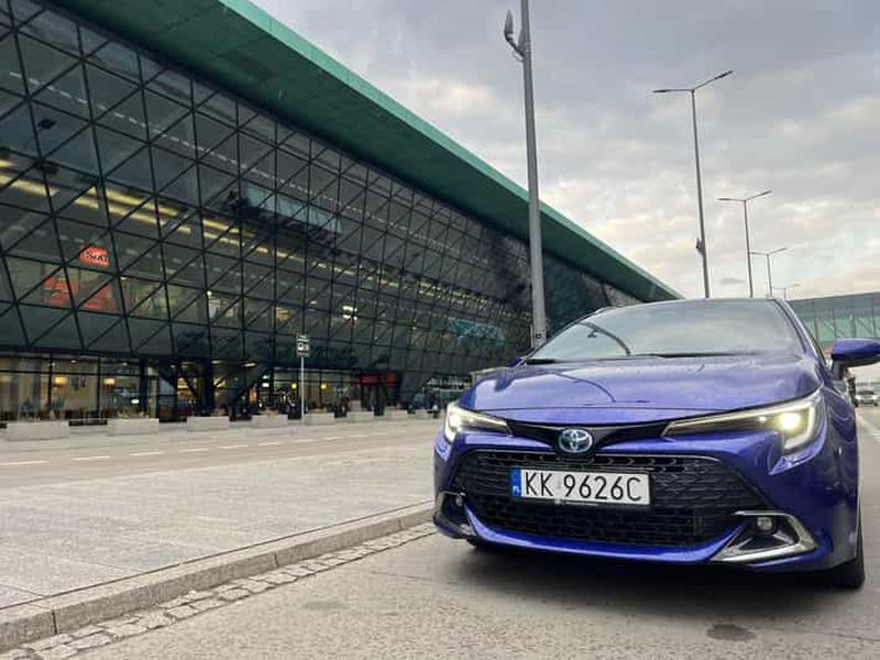 Billet Transfert privé de l'aéroport de Cracovie au centre ville de Cracovie