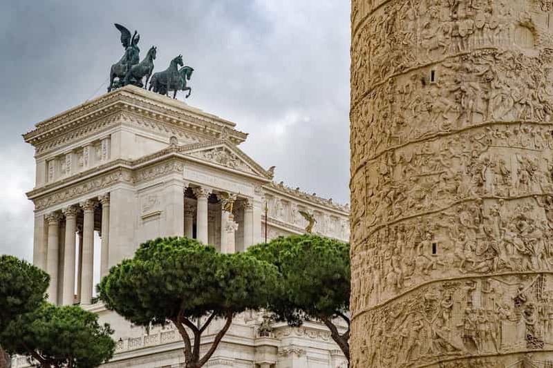 Billet Rome : visite du monument à Victor Emmanuel II et de la colonne de Trajan