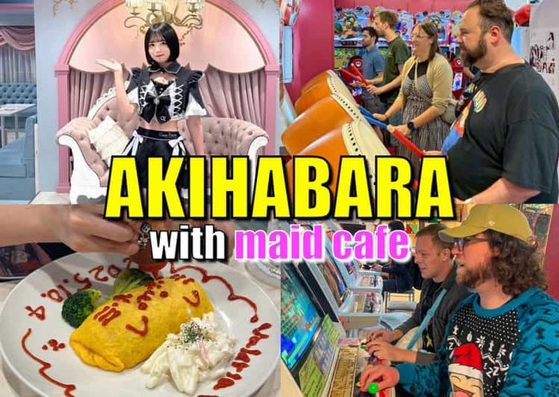 Billet Tokyo : visite d'Akihabara, anime, manga et jeux + Princess Café