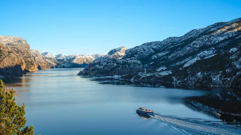 Billet Stavanger : Croisière électrique dans le Lysefjord et Preikestolen