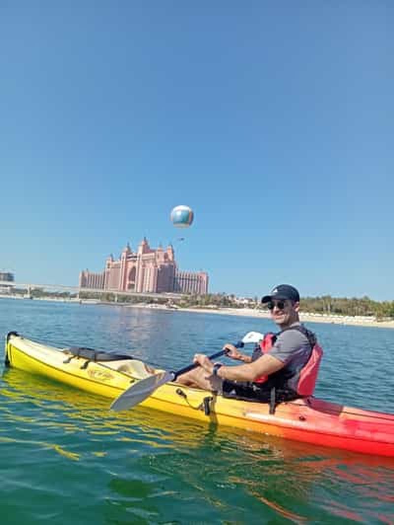 Billet Dubaï : visite guidée en kayak de Palm Jumeirah
