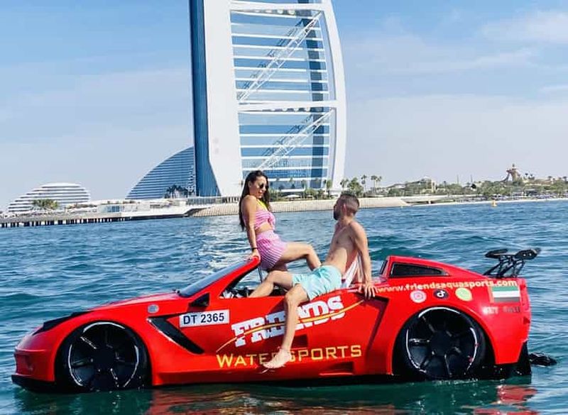 Billet Dubaï : jet car jusqu'au Burj Al Arab avec petit déjeuner et boisson
