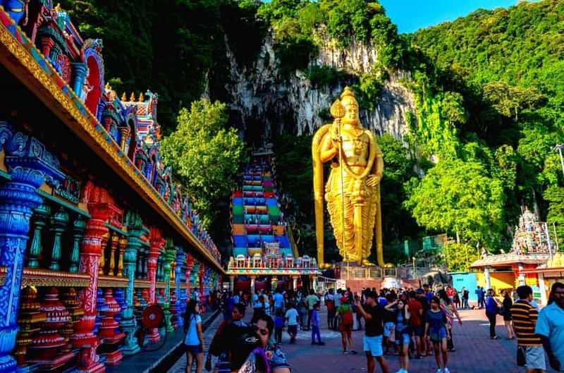 Billet Depuis Kuala Lumpur : visite culturelle du temple et des grottes de Batu