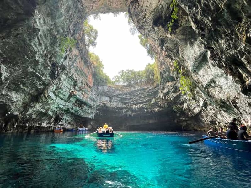 Billet Argostoli : Lac Melissani, grotte de Drogarati et plage de Myrtos