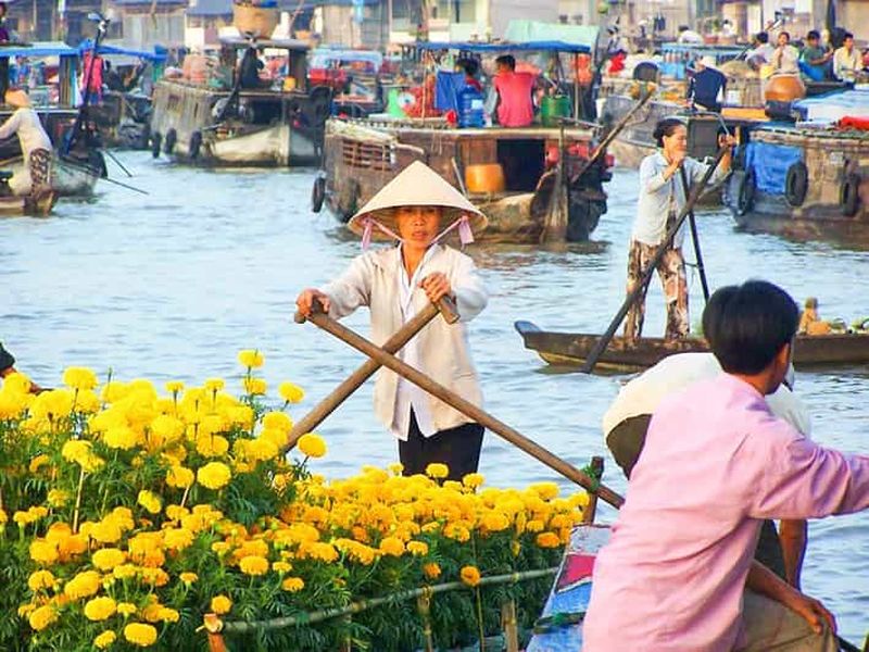 Billet Depuis Hô-Chi-Minh-Ville : visite de 2 jours du delta du Mékong et du marché flottant de Cai Rang