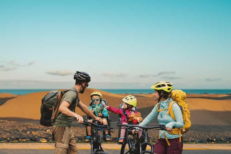 Billet E-Bike Family : visite de la ville, des dunes de Maspalomas et de Playa Ingles