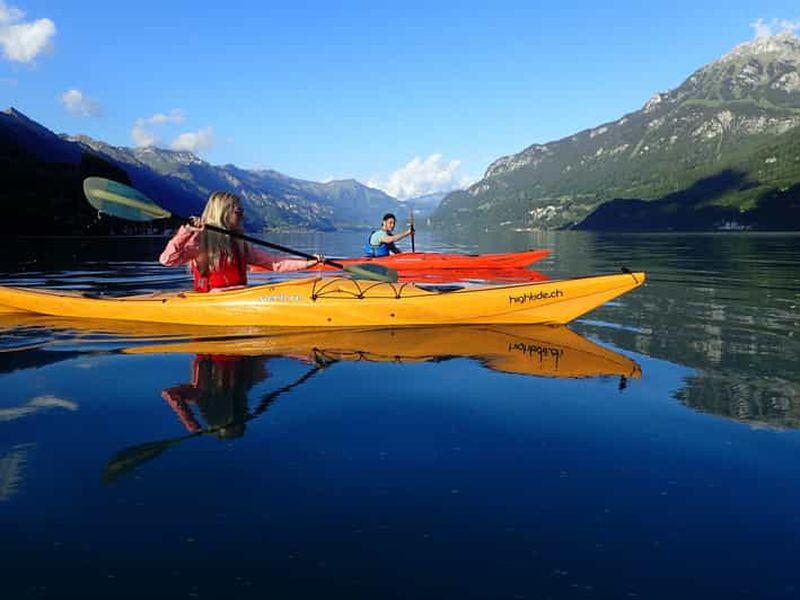 Billet Interlaken : Excursion en kayak sur le lac turquoise de Brienz