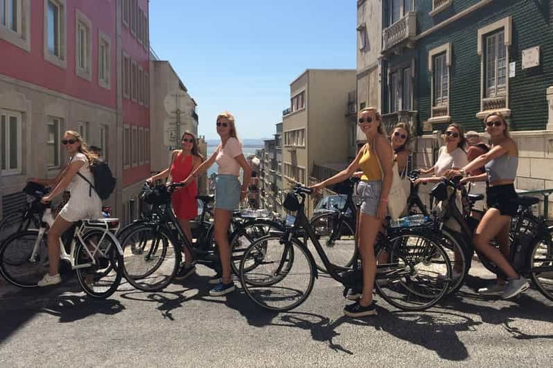 Billet Visite guidée de 3 heures du centre de Lisbonne en vélo électrique