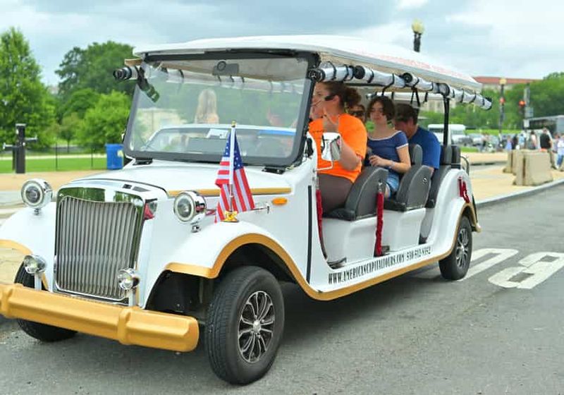 Billet Washington DC : visite guidée des monuments et de l'histoire en voiturette électrique