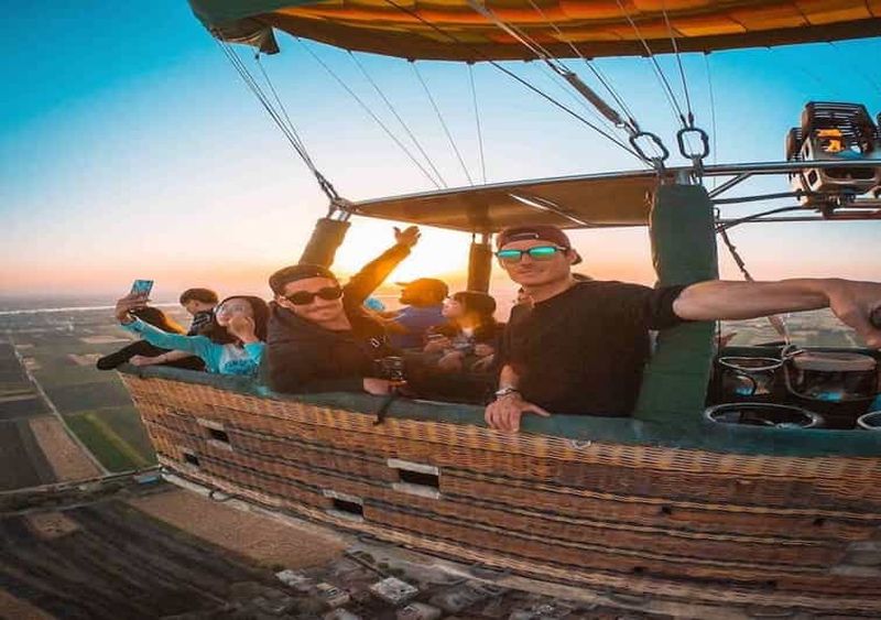 Billet Louxor : Vol en montgolfière au-dessus du temple d'Hatchepsout