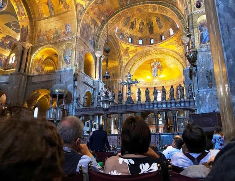 Billet Visite guidée de la basilique Saint-Marc de Venise et Pala d'Oro en option