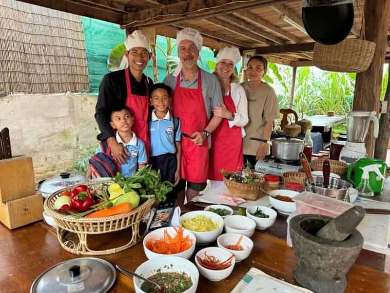 Billet Battambang : cours de cuisine et visite du marché