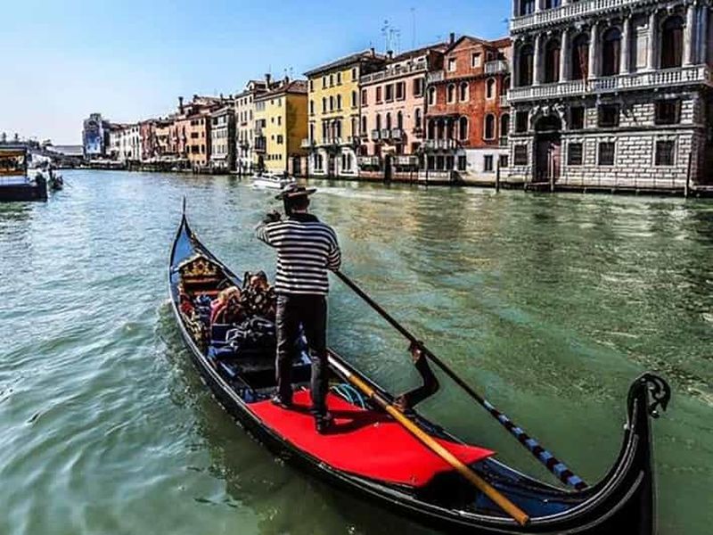 Billet Venise : Visite guidée du pont du Rialto et promenade en gondole partagée