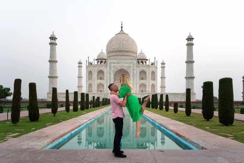 Billet Delhi : visite privée du Taj Mahal avec un photographe professionnel