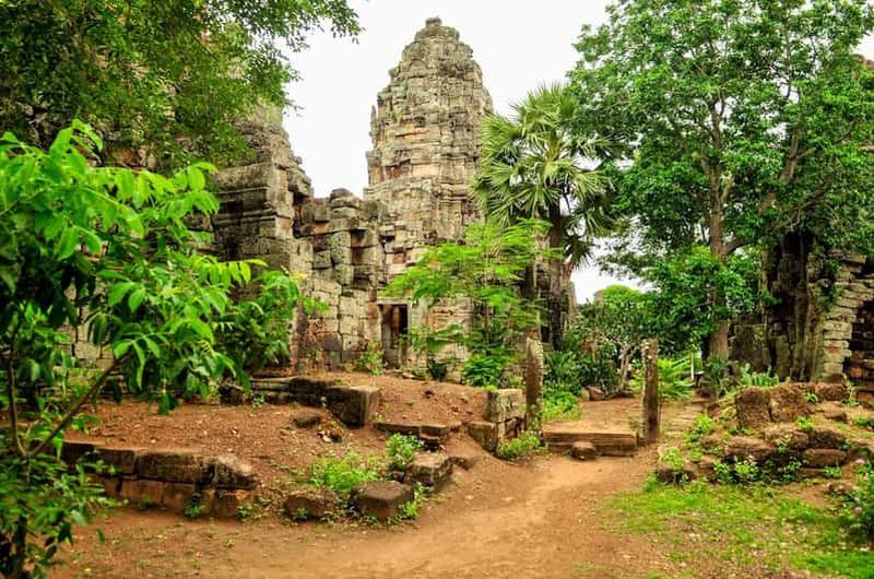 Billet Journée complète : train de bambou original, Wat Banan, Phnom Sampov