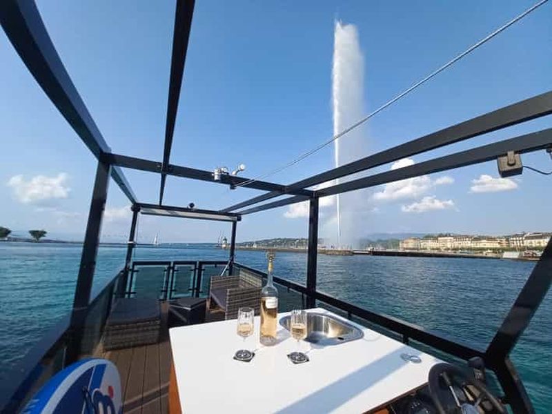 Billet GENÈVE : CROISIÈRE PRIVÉE SUR LE LAC À 360° AVEC APÉRITIF
