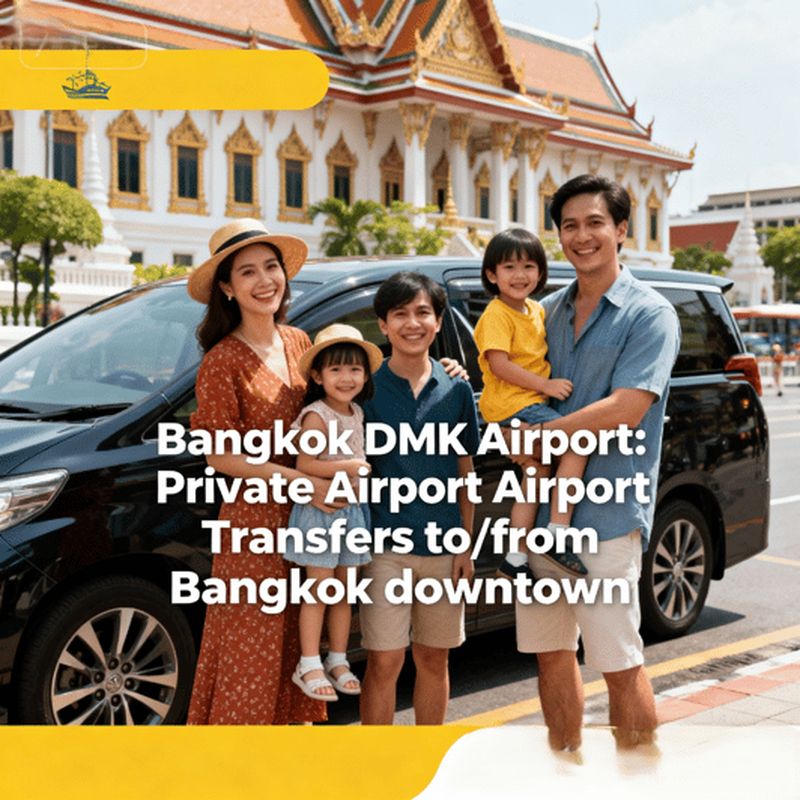 Billet Aéroport de Bangkok-Don Mueang : transferts aéroportuaires privés