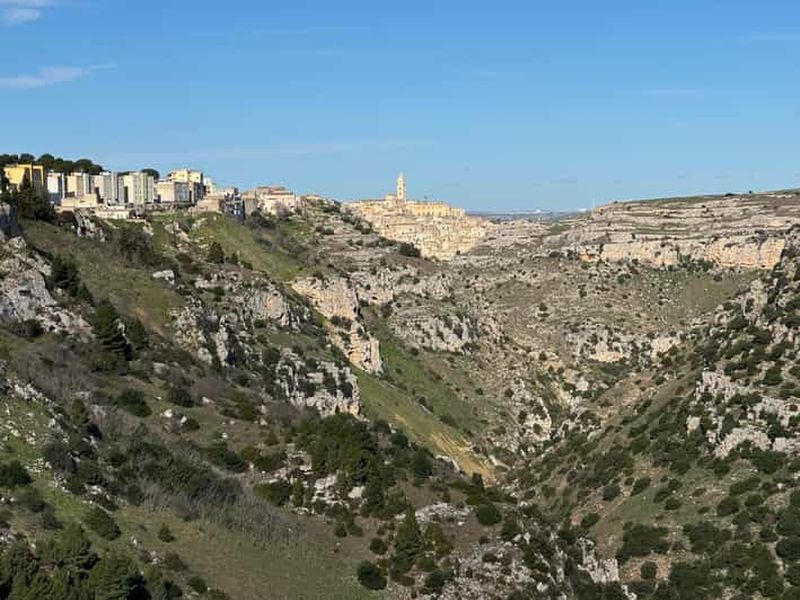 Billet Matera hors des sentiers battus : le canyon de Gravina au coucher du soleil en bus
