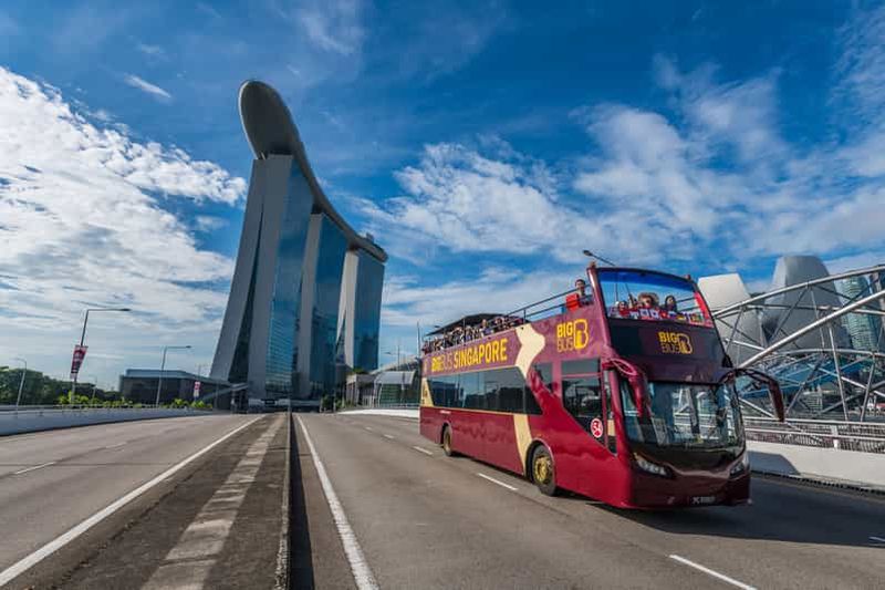 Billet Singapour : visite à arrêts multiples en bus à toit ouvert