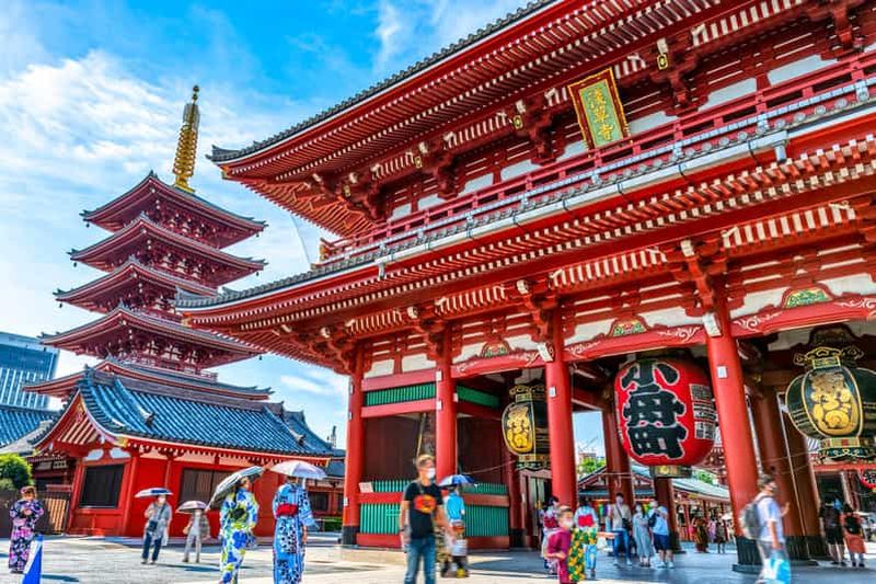 Billet Tokyo : visite à pied d'Asakusa, de la rivière Sumida au temple Senso-ji