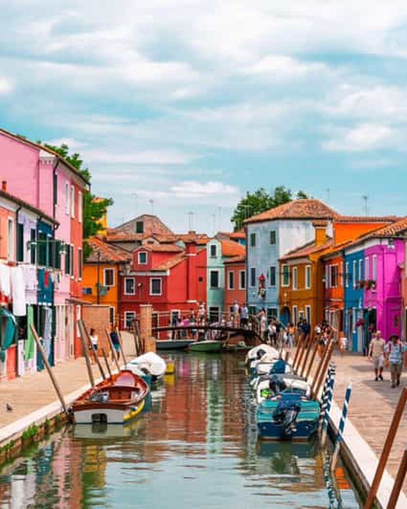 Billet Murano et Burano : sortie en bateau avec guide et visite d'une verrerie
