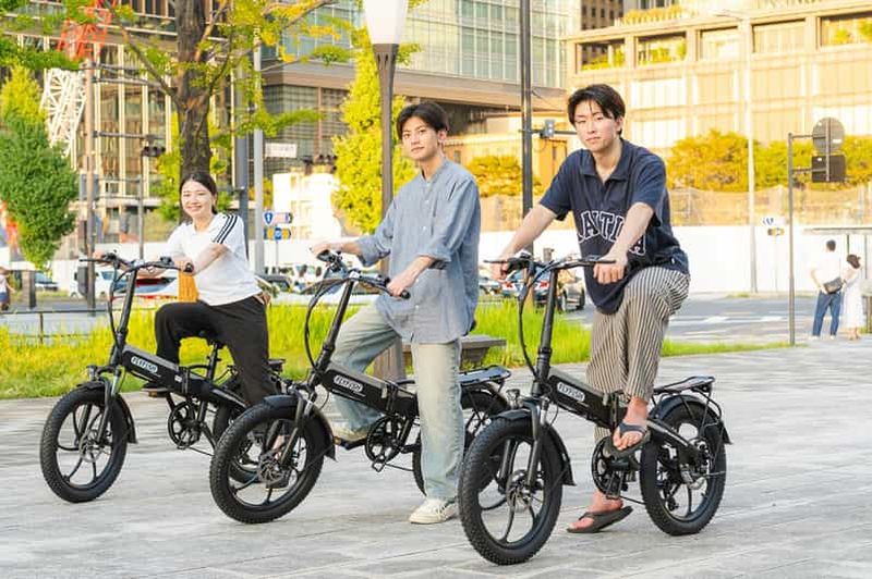 Billet Tokyo : visite privée à vélo électrique dans le quartier du palais impérial