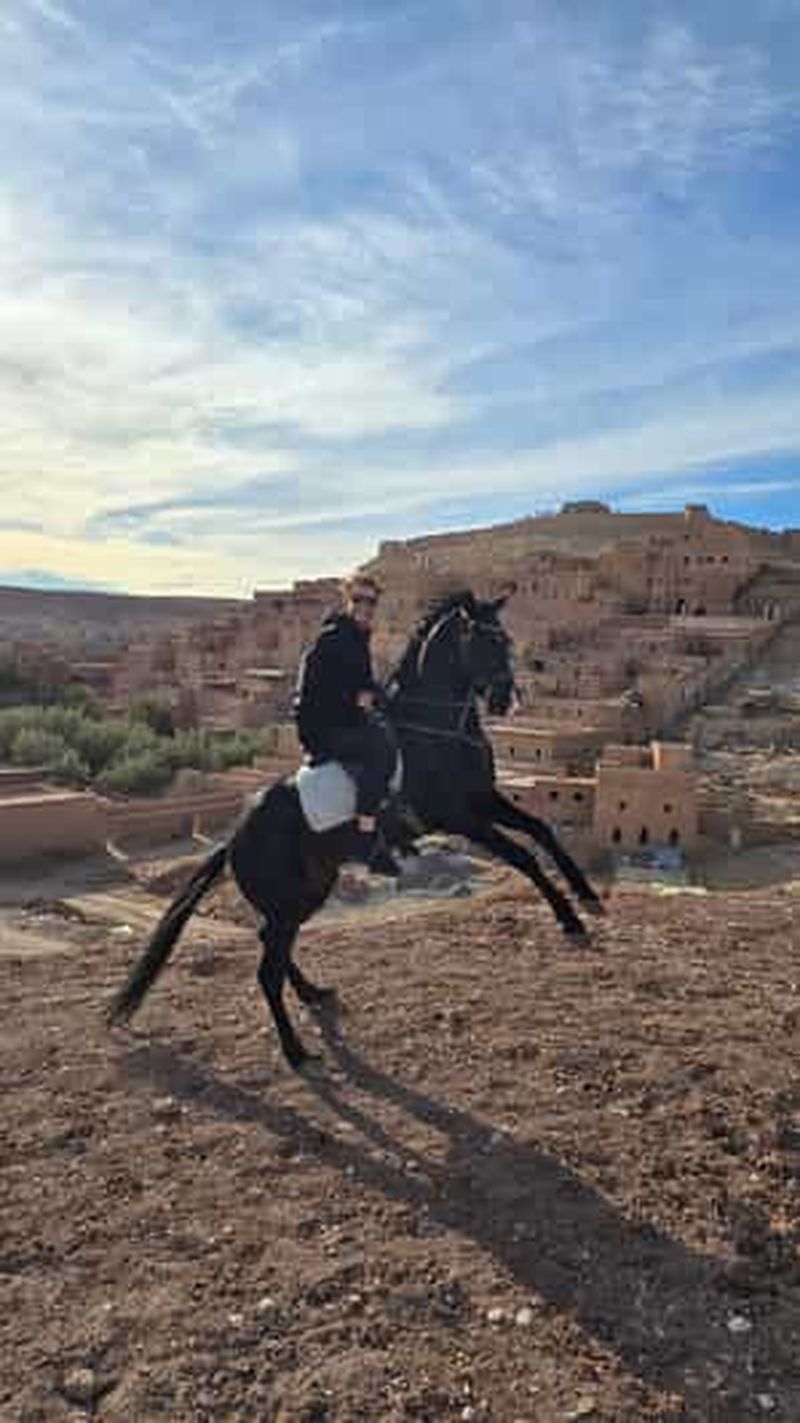 Billet Aït-ben-Haddou : promenade à cheval avec des chevaux de cinéma