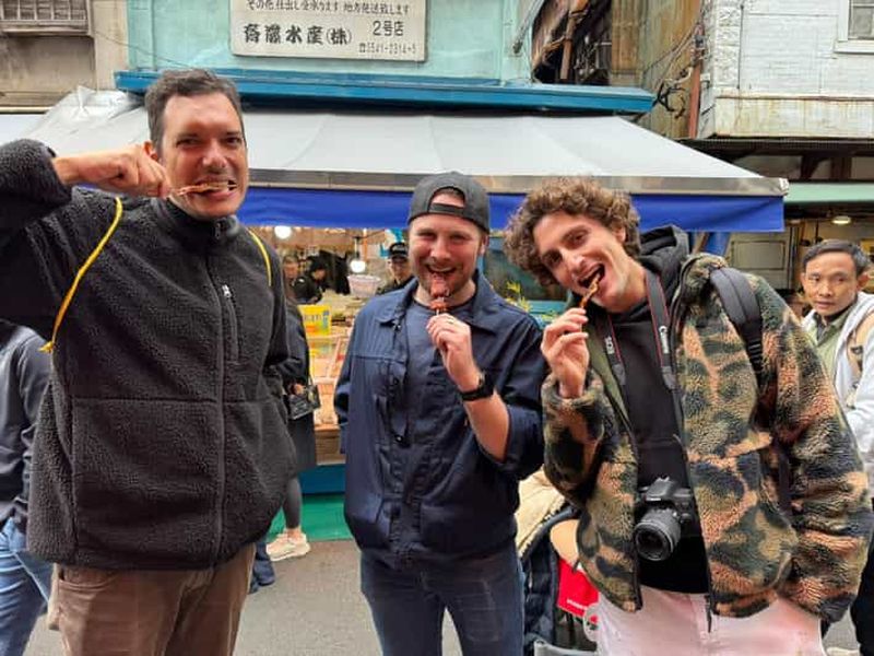 Billet Tokyo : visite à pied du marché aux poissons de Tsukiji avec un guide de la région