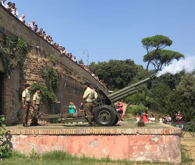 Billet Midi à Rome : le canon du Janicule et expérience en Vespa