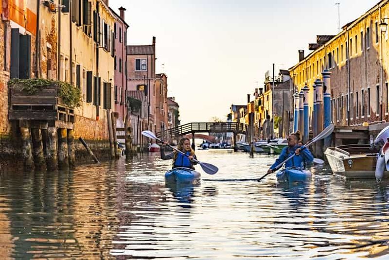 Billet Venise : Excursion en kayak au coucher du soleil dans les canaux