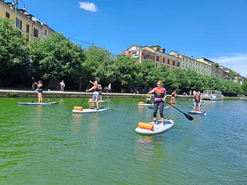 Billet Paddleboard et pleine conscience sur les Navigli : expérience bien-être à Milan