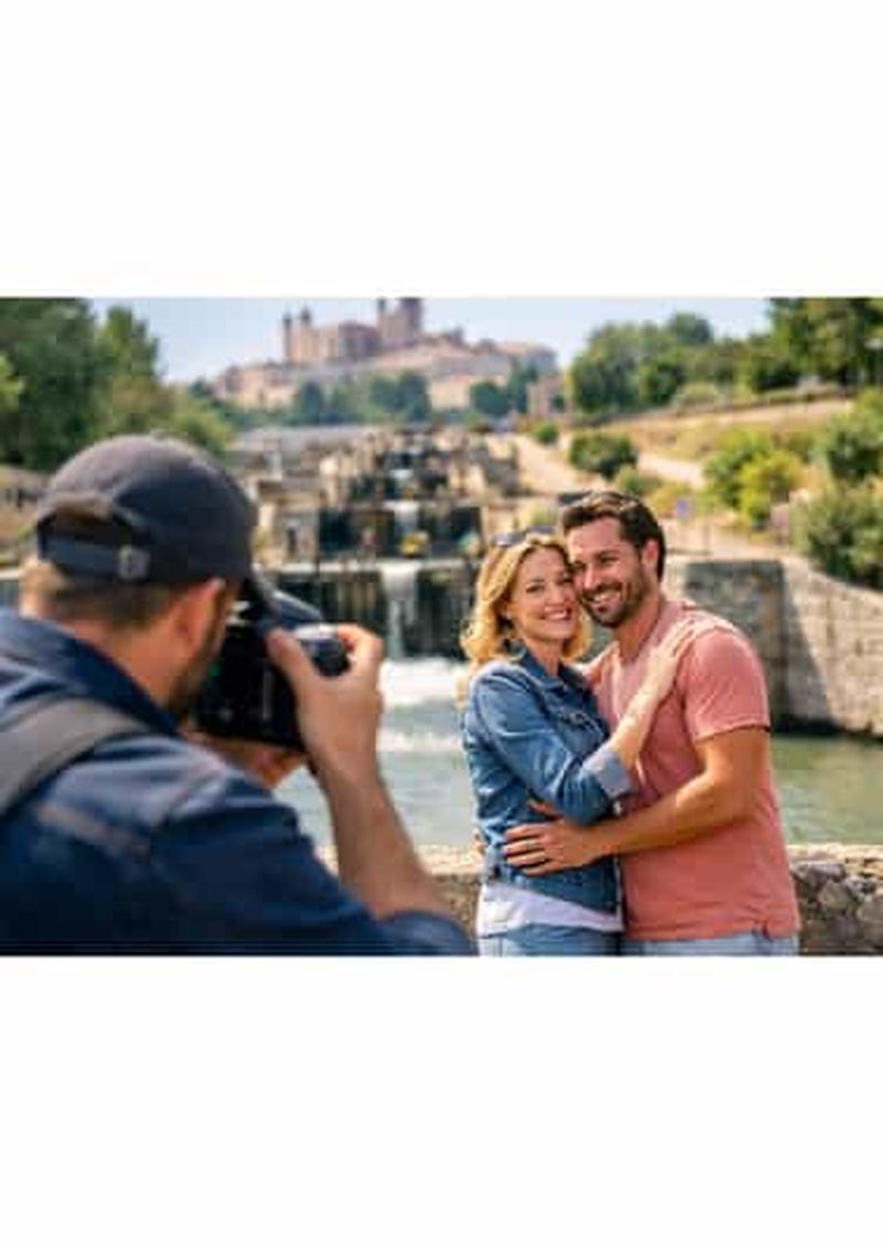 Billet Béziers : visite des 9 Écluses de Fonseranes + Séance Photo Pro souvenir
