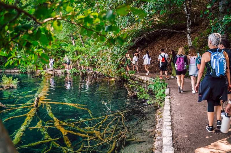 Billet Depuis Split : Visite guidée du parc national des lacs de Plitvice