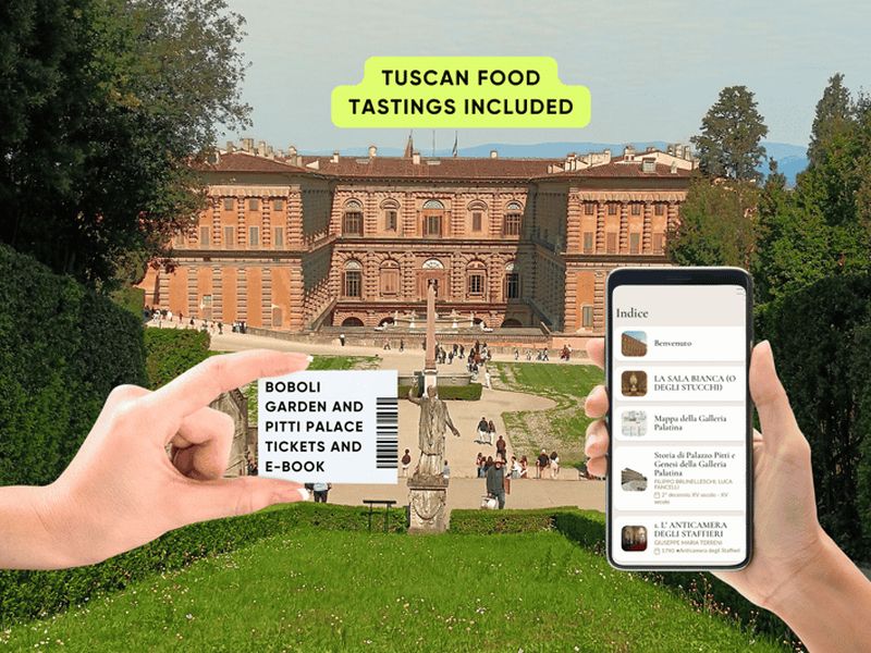 Billet Florence : billet pour le palais Pitti et les jardins de Boboli et livre électronique