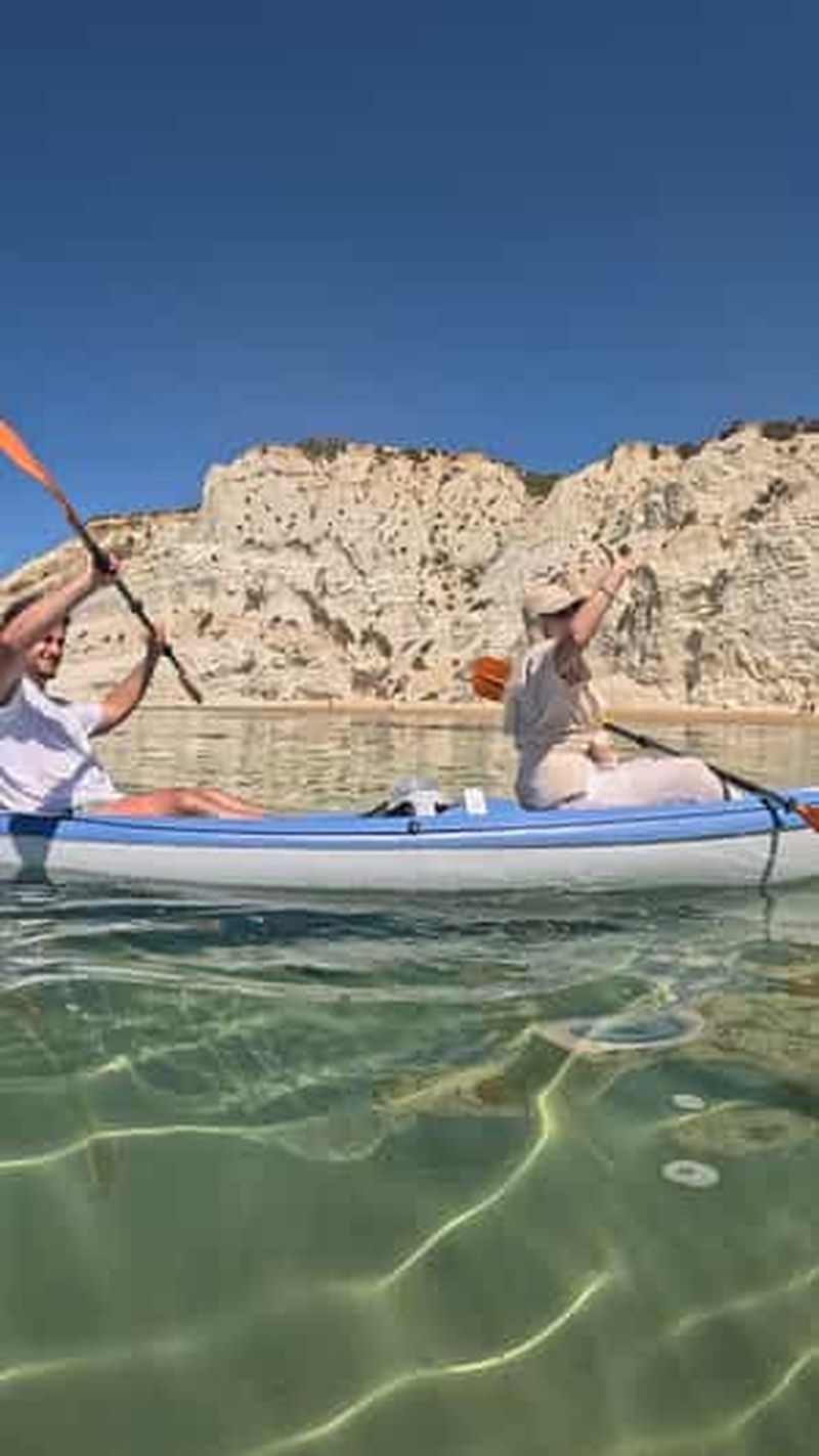 Billet EXCURSION EN KAYAK ET PLONGÉE AVEC MASQUE ET TUBA À SCALA DEI TURCHI : Une aventure en mer