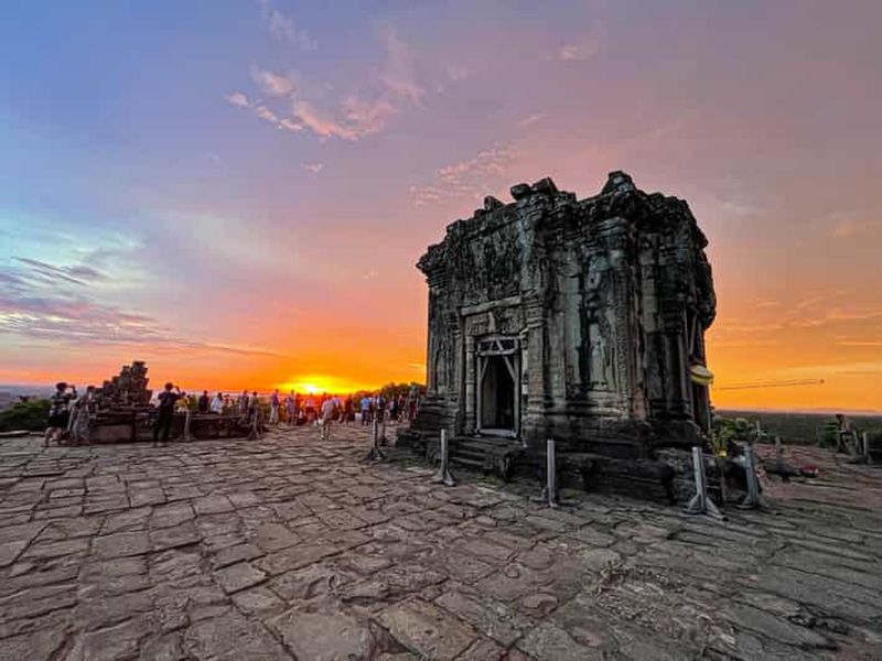 Billet Siem Reap : Journée complète au temple d'Angkor Wat avec coucher de soleil