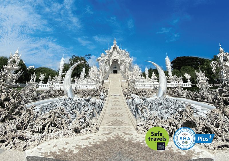 Billet Depuis Chiang Mai : excursion d'une journée au Temple Blanc et au Triangle d'Or