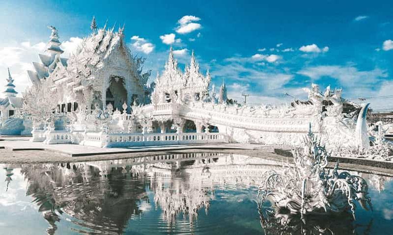 Billet Chiang Mai : visite du Temple blanc, du Temple bleu et de la Maison noire