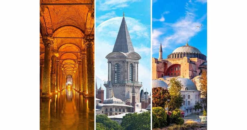 Billet Combo : Sainte-Sophie + Citerne Basilique, Palais de Topkapi en option